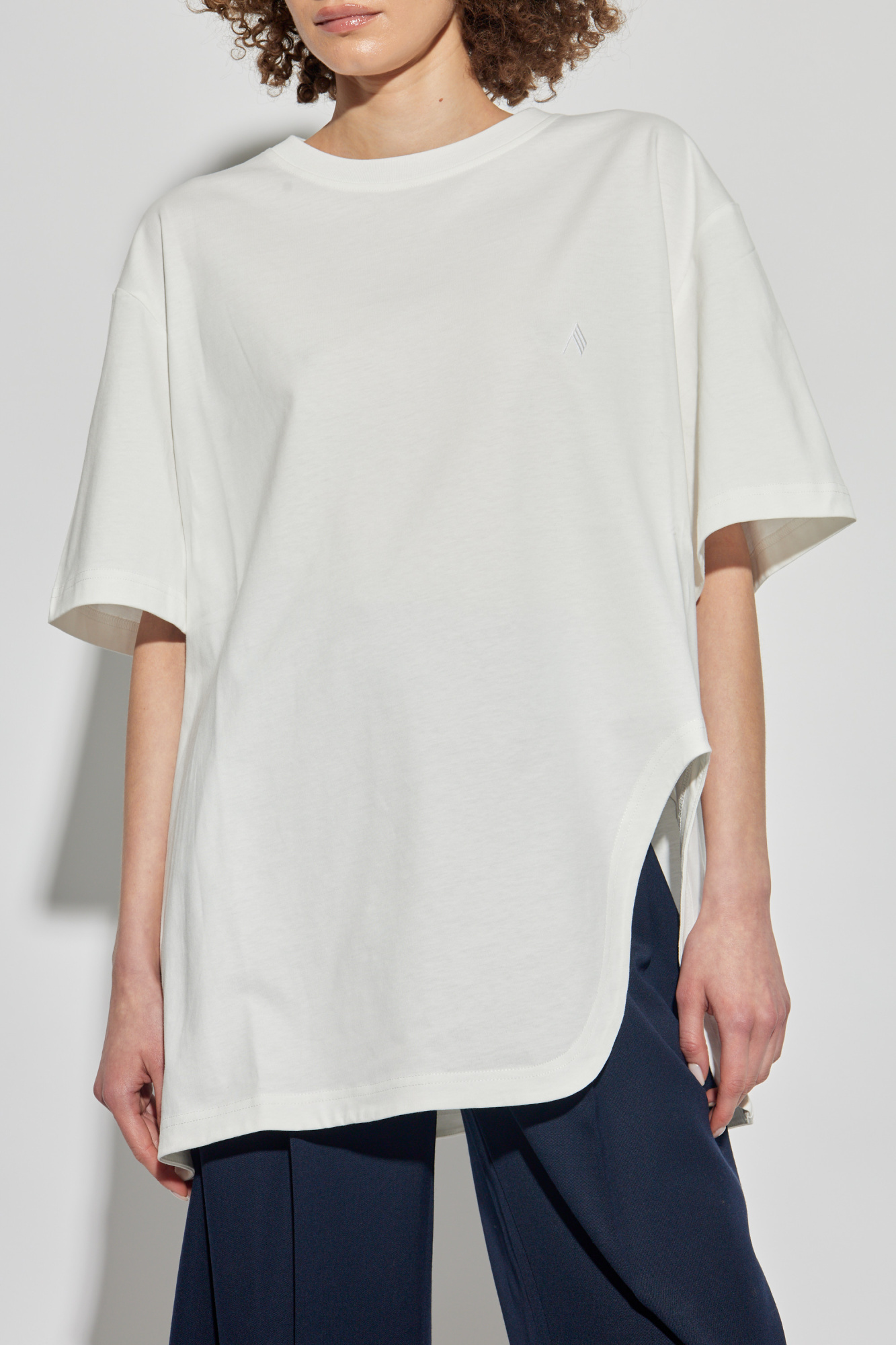 White Cotton T-shirt The Attico - Vitkac Italy